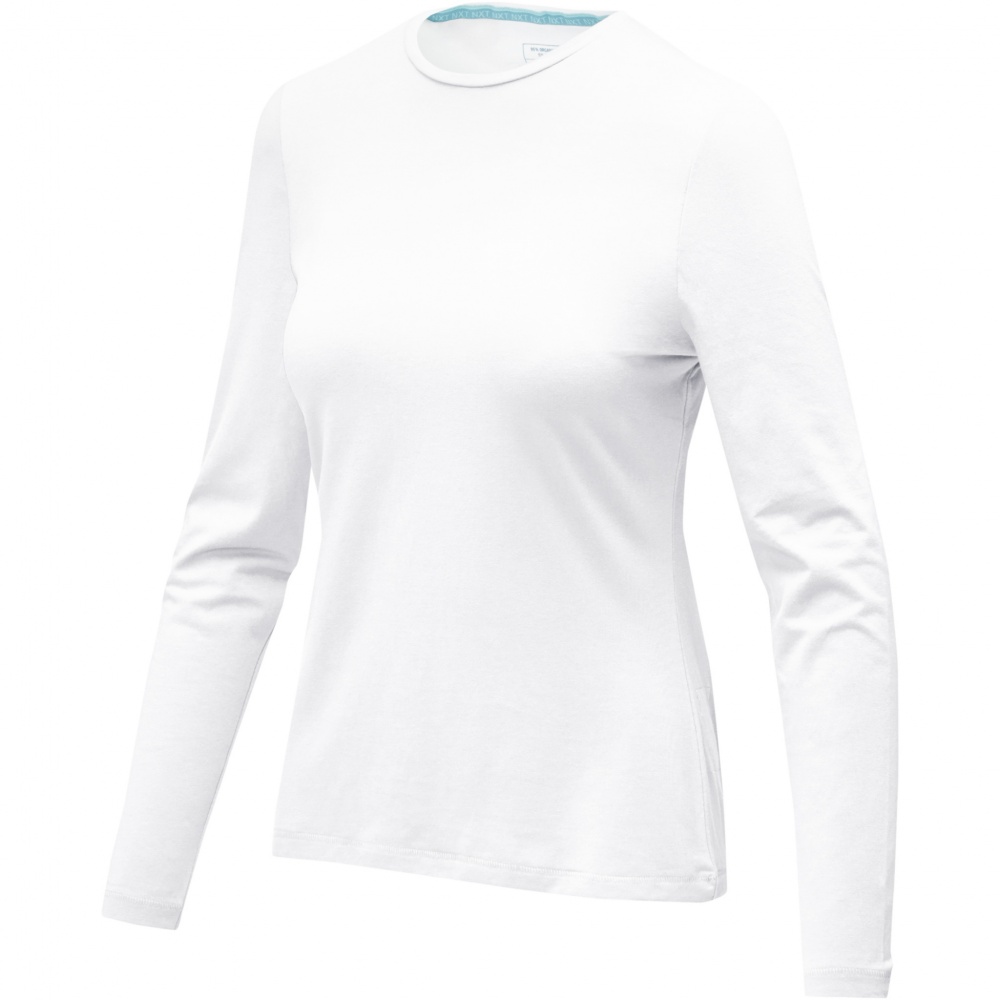 Logo trade advertising products picture of: Ponoka long sleeve women's organic t-shirt