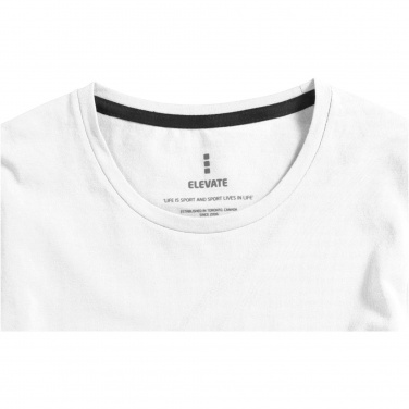 Logo trade promotional merchandise photo of: Ponoka long sleeve women's organic t-shirt