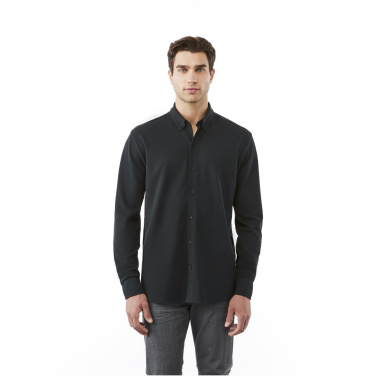 Logo trade promotional product photo of: Bigelow long sleeve men's pique shirt