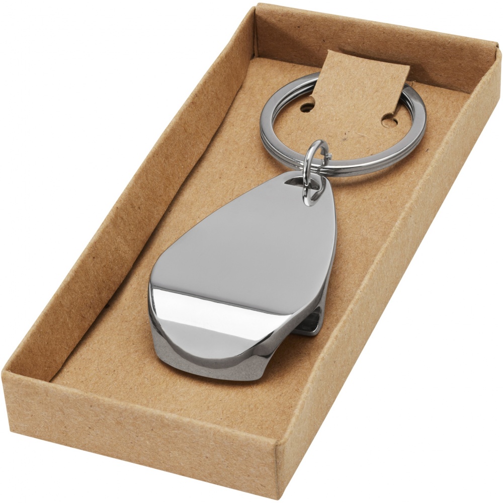 Logo trade promotional giveaway photo of: Don bottle opener keychain