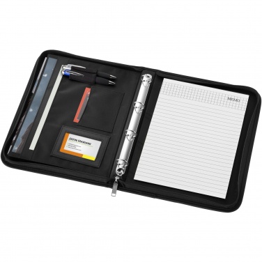 Logo trade promotional items image of: Stanford deluxe A4 zippered portfolio