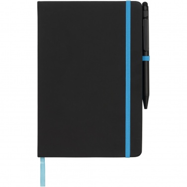 Logo trade corporate gift photo of: Noir Edge medium notebook
