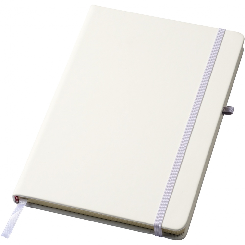 Logo trade corporate gifts image of: Polar A5 notebook with lined pages