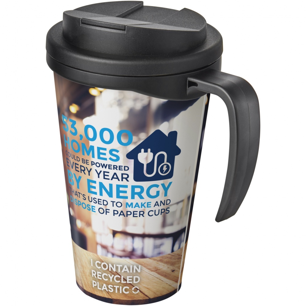 Logo trade advertising products picture of: Brite-Americano® Grande 350 ml mug with spill-proof lid