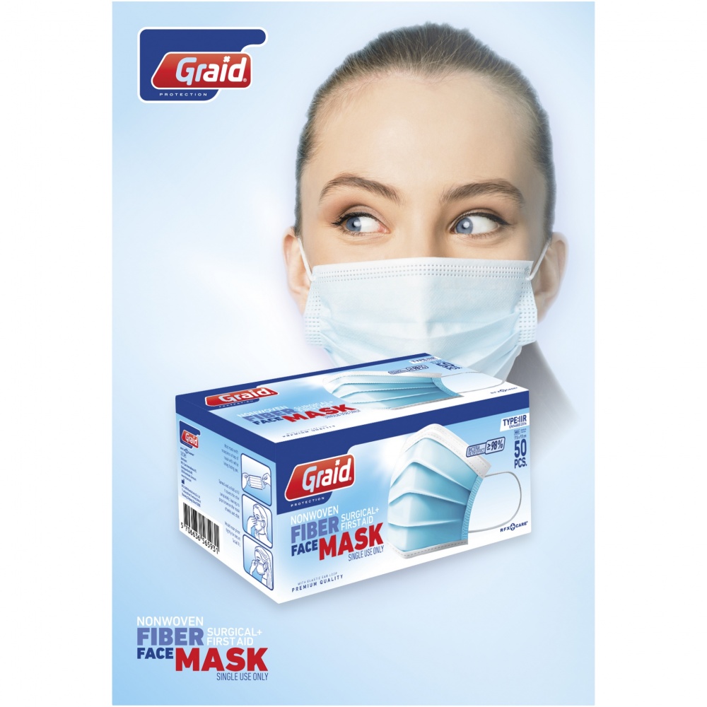 Logo trade advertising product photo of: Moore type IIR face mask