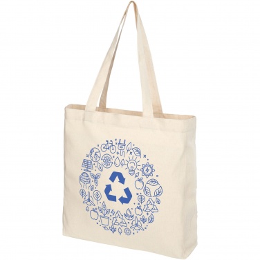 Logotrade promotional merchandise image of: Pheebs 210 g/m² recycled gusset tote bag 13L
