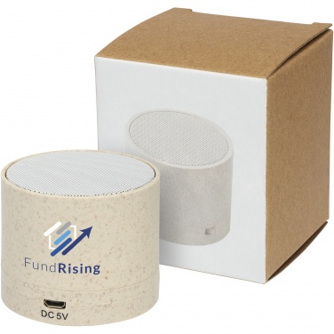 Logotrade promotional merchandise image of: Kikai wheat straw Bluetooth® speaker