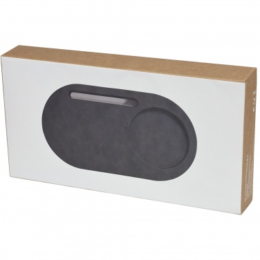 Logo trade promotional item photo of: Klip 5W wireless charging desk organizer