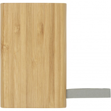 Logo trade promotional giveaways image of: Tulda 5000 mAh bamboo power bank