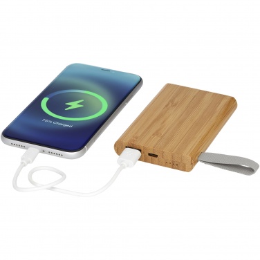 Logotrade promotional items photo of: Tulda 5000 mAh bamboo power bank