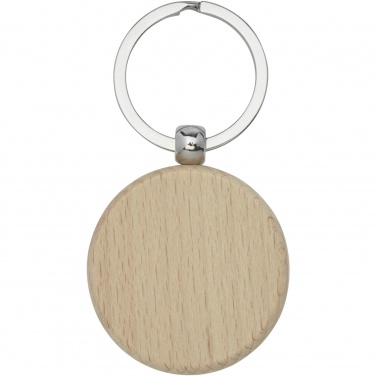 Logotrade promotional giveaway picture of: Giovanni beech wood round keychain