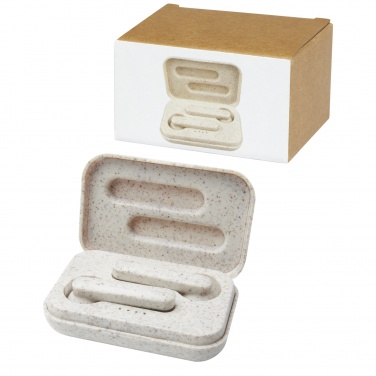 Logotrade promotional merchandise photo of: Nantai wheat straw True Wireless earbuds