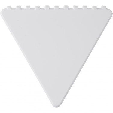 Logo trade business gifts image of: Frosty triangular recycled plastic ice scraper