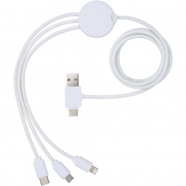 Logo trade corporate gift photo of: Pure 5-in-1 charging cable with antibacterial additive