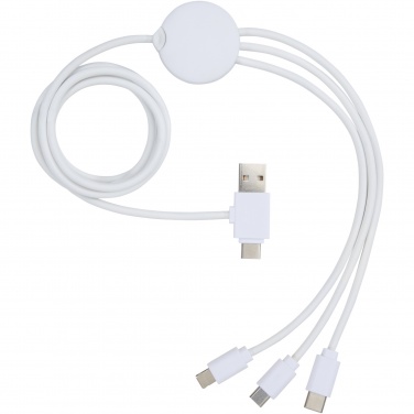 Logotrade advertising products photo of: Pure 5-in-1 charging cable with antibacterial additive