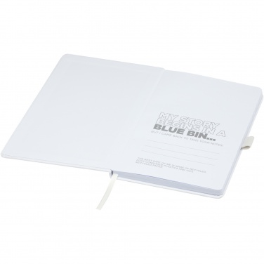 Logo trade promotional gifts image of: Honua A5 recycled paper notebook with recycled PET cover