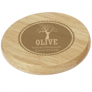 Logo trade promotional product photo of: Scoll wooden coaster with bottle opener