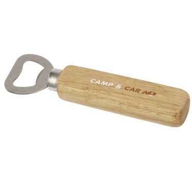 Logo trade corporate gifts image of: Brama wooden bottle opener