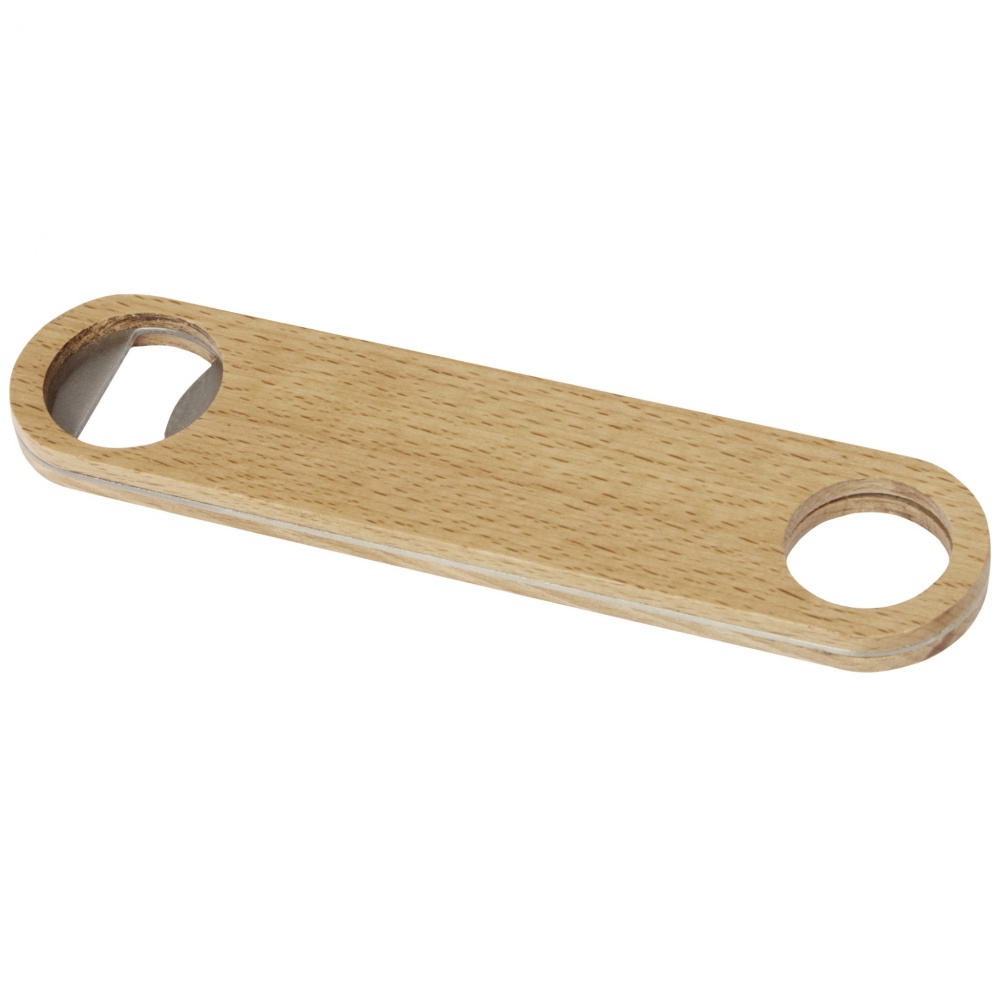 Logotrade promotional giveaway image of: Origina wooden bottle opener