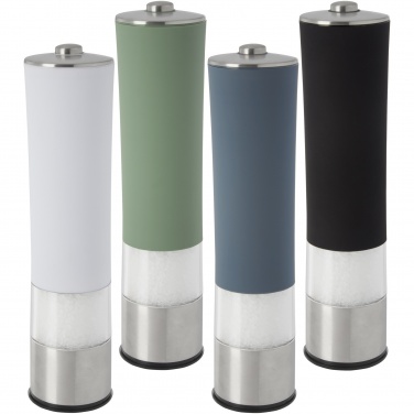 Logo trade corporate gifts image of: Kirkenes electric salt or pepper mill