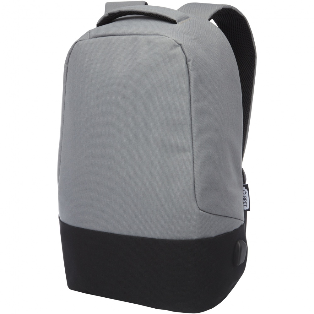 Logo trade promotional products image of: Cover GRS RPET anti-theft backpack 18L