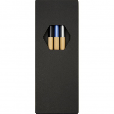 Logo trade corporate gifts picture of: Kerf 3-piece bamboo pen set
