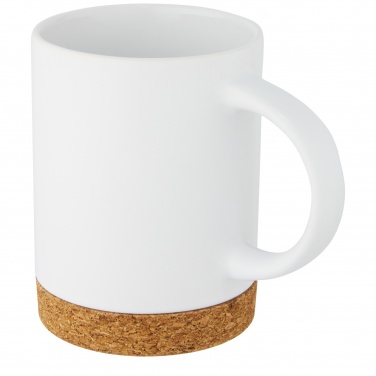 Logo trade advertising products image of: Neiva 425 ml ceramic mug with cork base