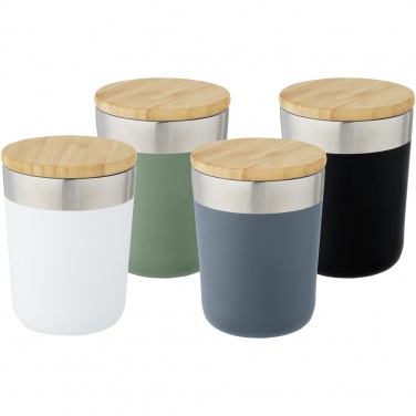 Logo trade promotional gift photo of: Lagan 300 ml stainless steel tumbler with bamboo lid