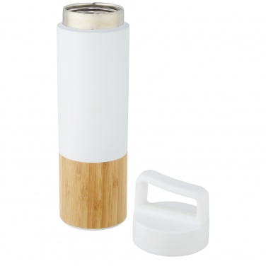 Logotrade corporate gift picture of: Torne 540 ml  stainless steel bottle with bamboo outer wall
