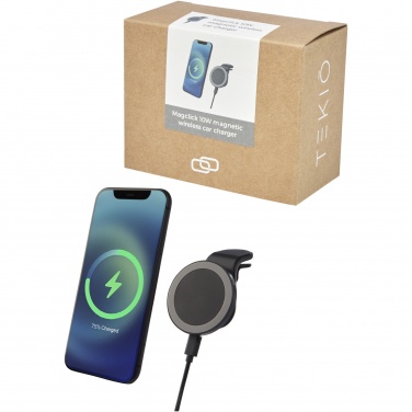 Logo trade advertising products image of: Magclick 10W wireless magnetic car charger