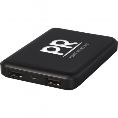 Logotrade business gift image of: Gleam 5000 mAh ultra slim light-up power bank