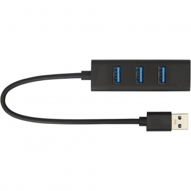 Logo trade promotional item photo of: ADAPT aluminum USB 3.0 hub