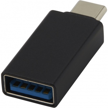 Logo trade promotional item photo of: ADAPT aluminum USB-C to USB-A 3.0 adapter