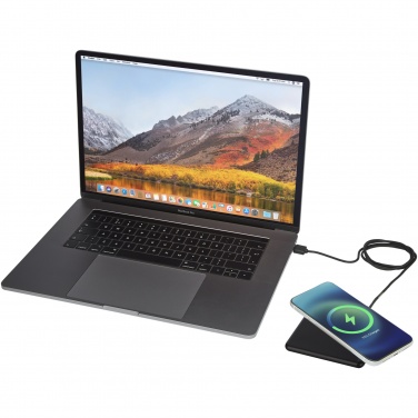 Logotrade promotional products photo of: Loop 10W recycled plastic wireless charging pad