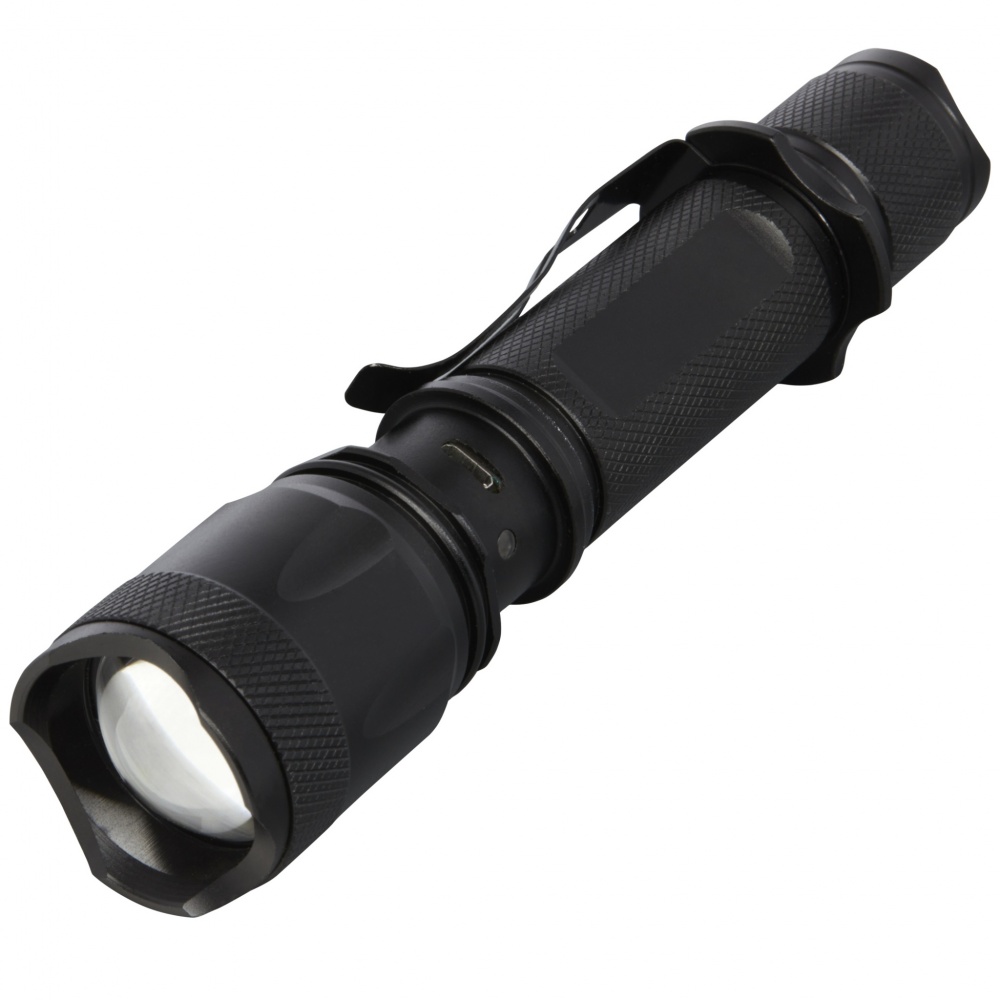 Logotrade promotional merchandise photo of: Mears 5W rechargeable tactical flashlight