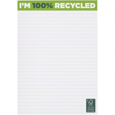 Logo trade corporate gifts picture of: Desk-Mate® A5 recycled notepad