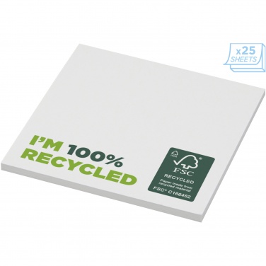 Logo trade business gifts image of: Sticky-Mate® recycled sticky notes 75 x 75 mm