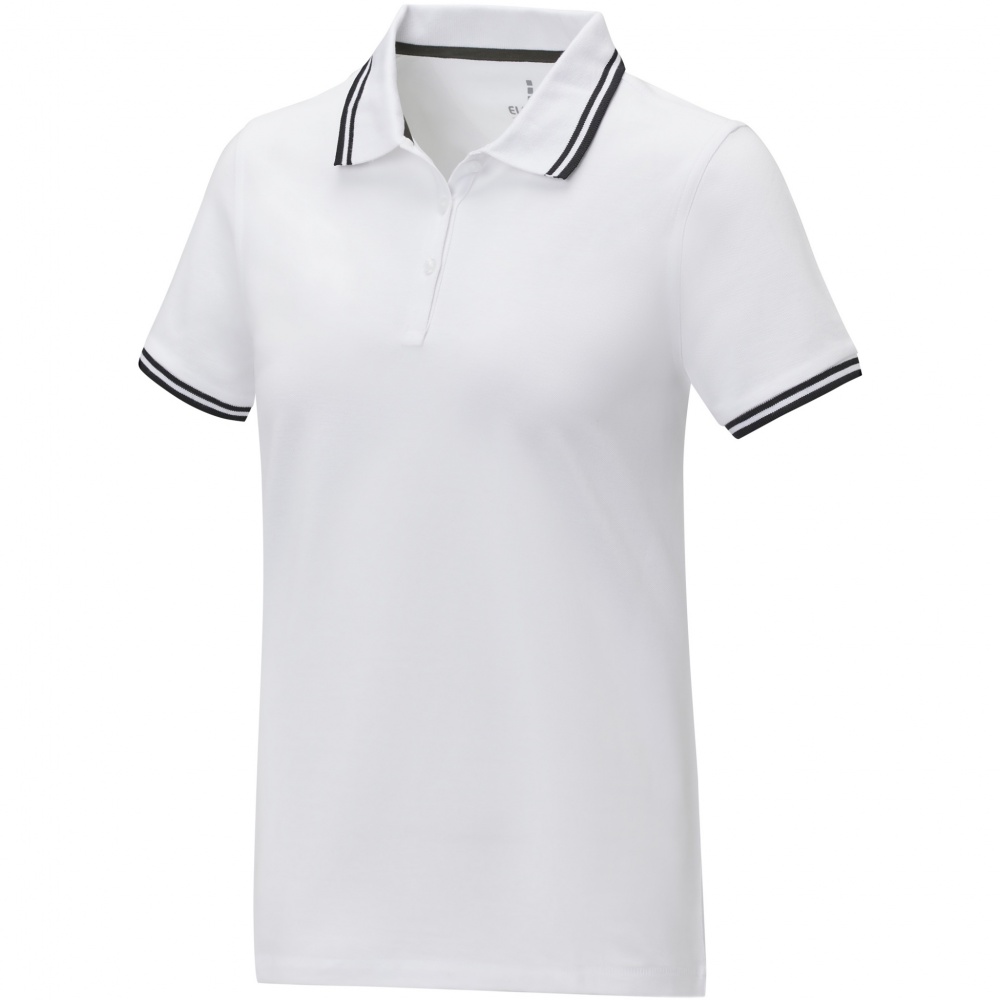 Logotrade business gifts photo of: Amarago short sleeve women's tipping polo