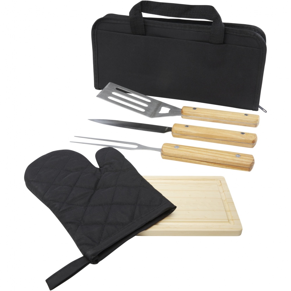 Logotrade advertising product picture of: Gratar 5-piece BBQ set