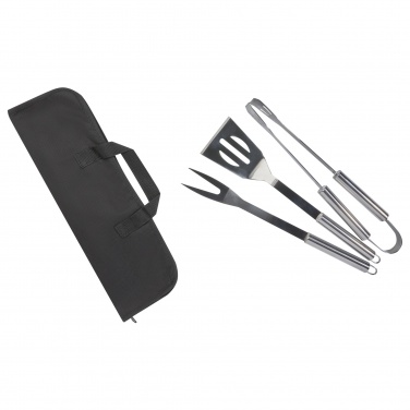 Logo trade business gifts image of: Barcabo BBQ 3-piece set