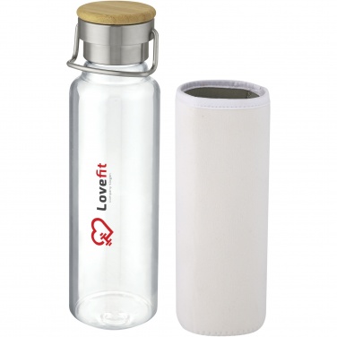 Logo trade promotional items picture of: Thor 660 ml glass bottle with neoprene sleeve