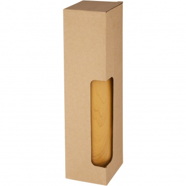 Logotrade promotional merchandise picture of: Cove 500 ml vacuum insulated stainless steel bottle with wood print