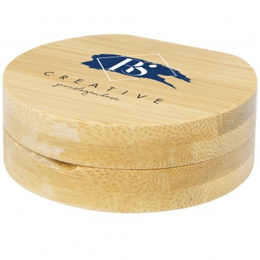 Logo trade corporate gift photo of: Afrodit bamboo pocket mirror