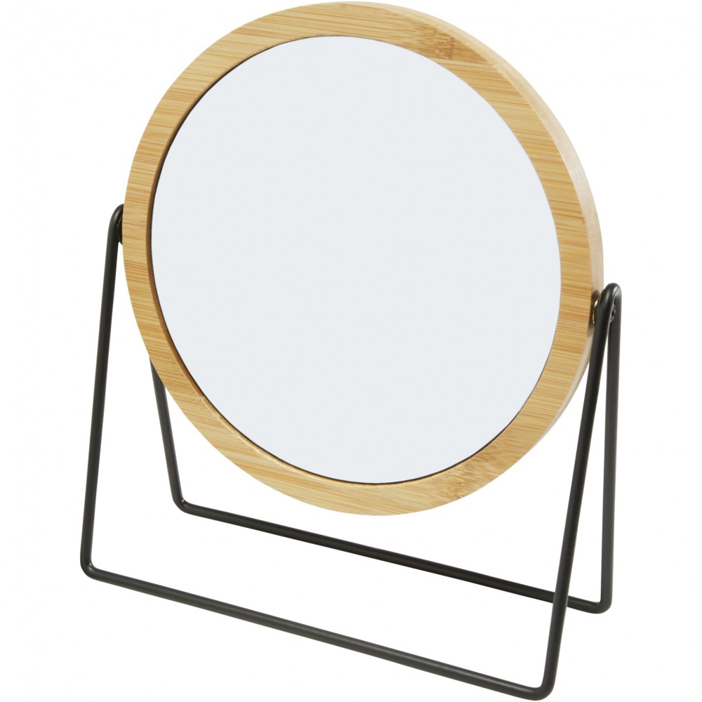 Logotrade promotional gift image of: Hyrra bamboo standing mirror