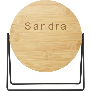 Logo trade advertising products picture of: Hyrra bamboo standing mirror