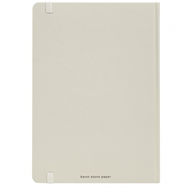 Logotrade promotional giveaway image of: Karst® A5 stone paper hardcover notebook - lined