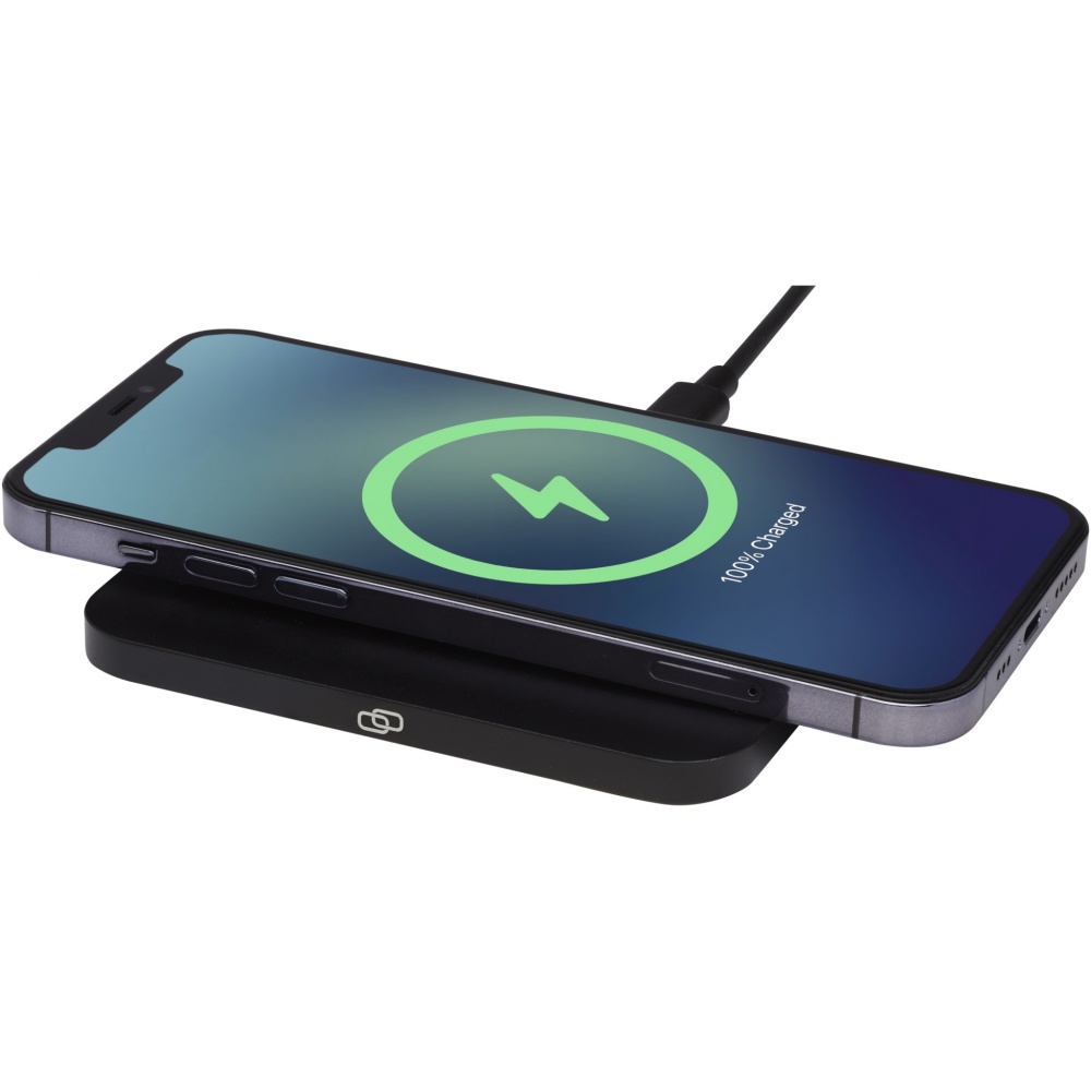 Logo trade advertising products image of: Hybrid 15W premium wireless charging pad