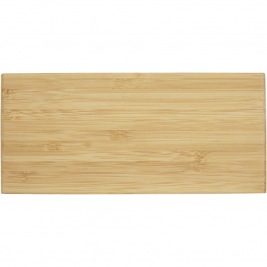 Logotrade promotional item picture of: Minata bamboo wireless charger with clock