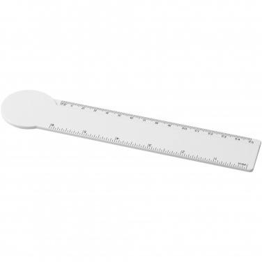Logotrade promotional product picture of: Tait 15 cm circle-shaped recycled plastic ruler 