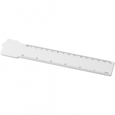 Logotrade promotional gifts photo of: Tait 15 cm house-shaped recycled plastic ruler